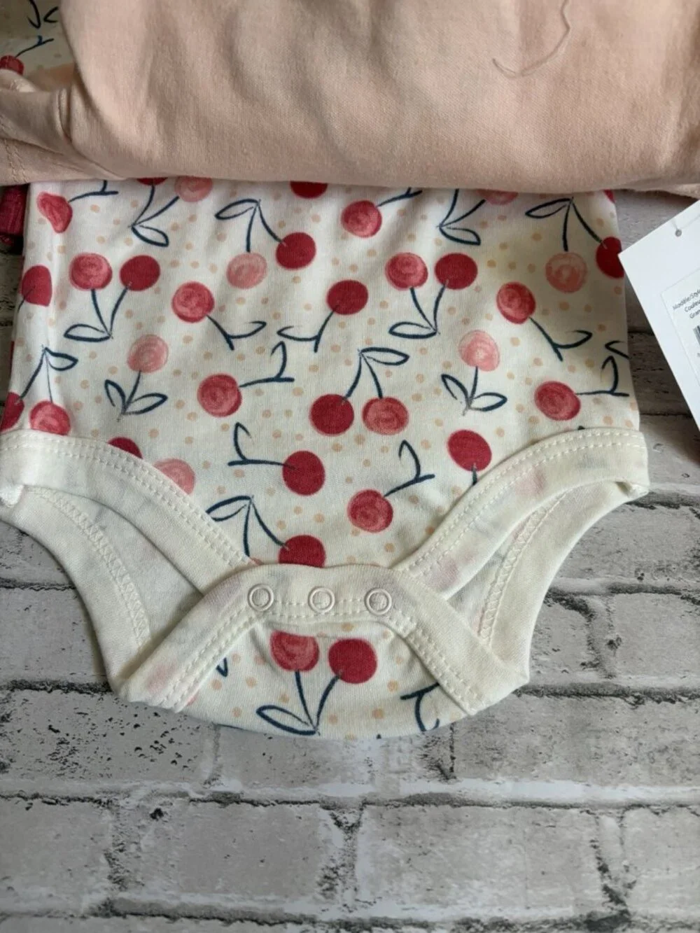 Petit Lem’s Mini Threads 3pk Girls One Piece Size 3mo NWT